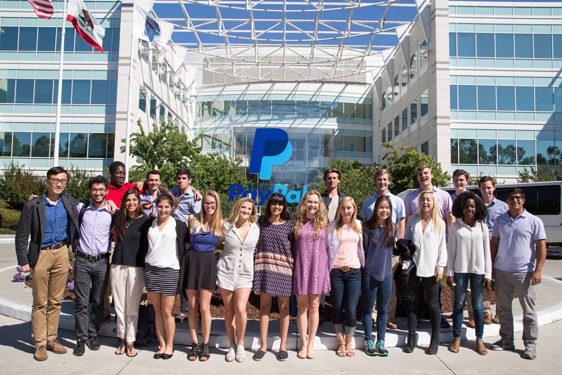 Students in the Duke in Silicon Valley program.