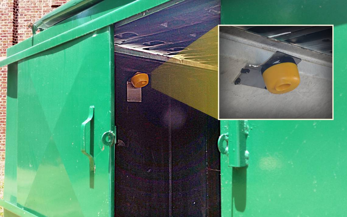 Small sonar devices placed inside dumpsters are changing the way Facilities Management staff perform trash pickups.