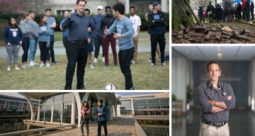 Learning outside the classroom: Laurent Dubois teaches soccer politics; students travel WWI battlegrounds; Ray Barfield rethinking medical education; and students at Duke Kunshan University.