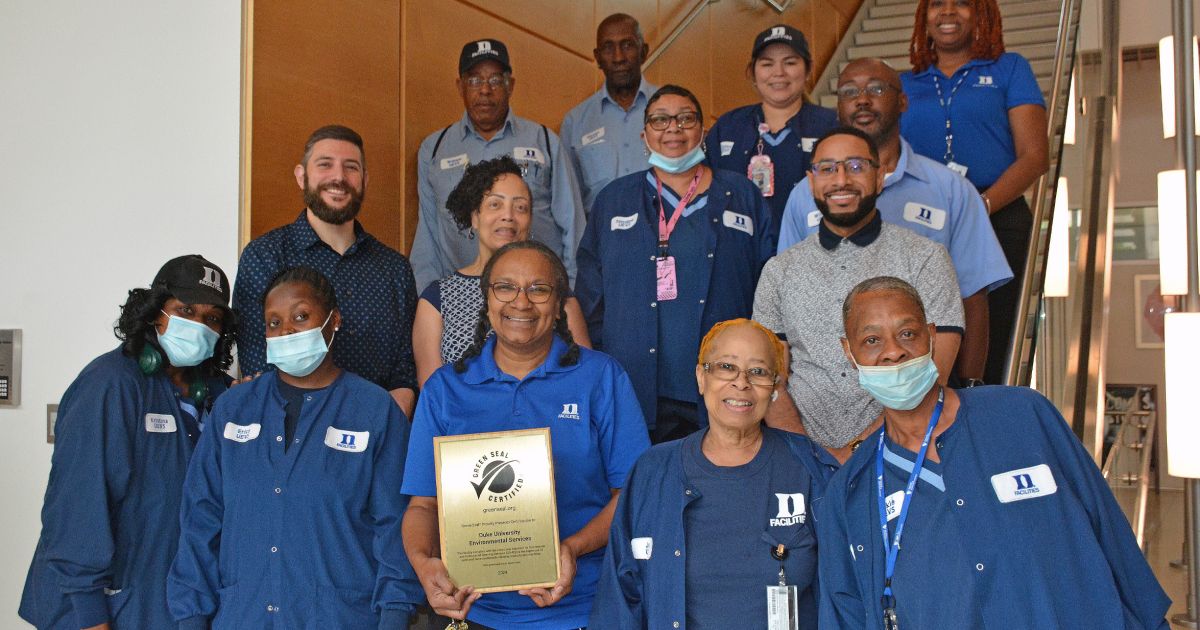 Duke Receives Green Seal Certification for Cleaning Duke Today Duke Receives Green Seal Certification for Cleaning Duke Today