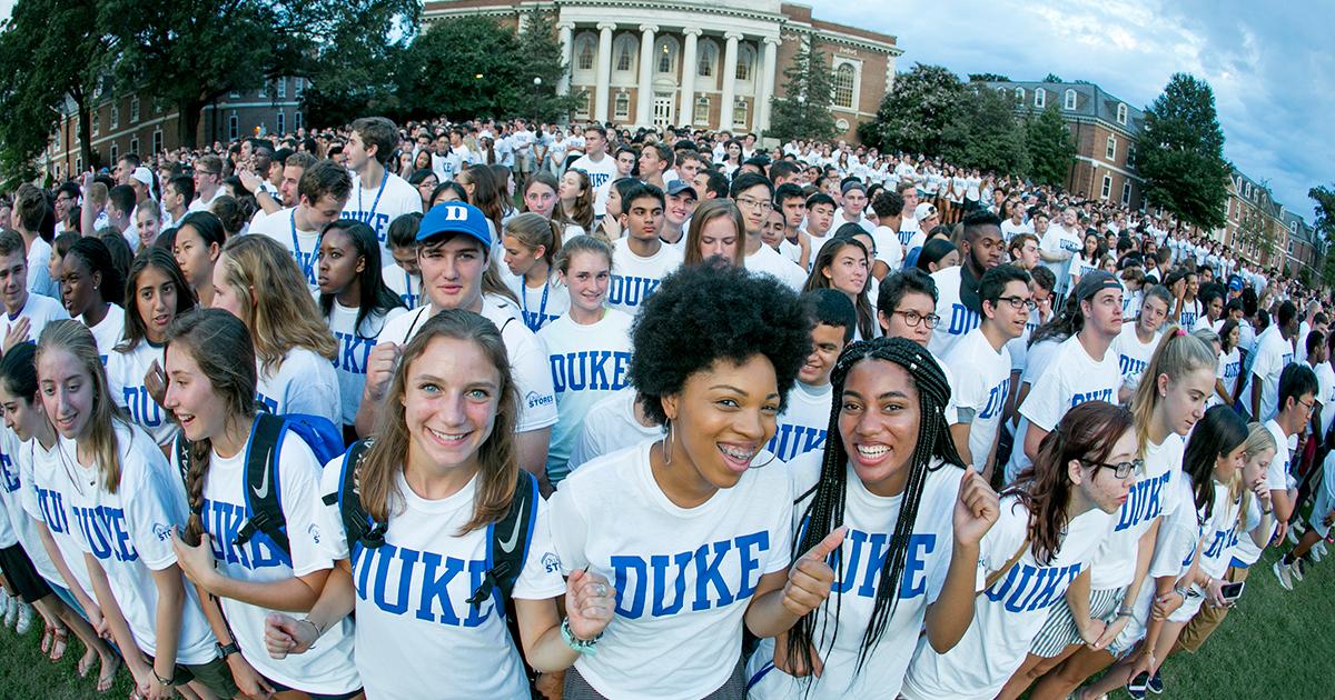 Duke Admits 2,123 Regular Decision Applicants for Class of 2022 Duke