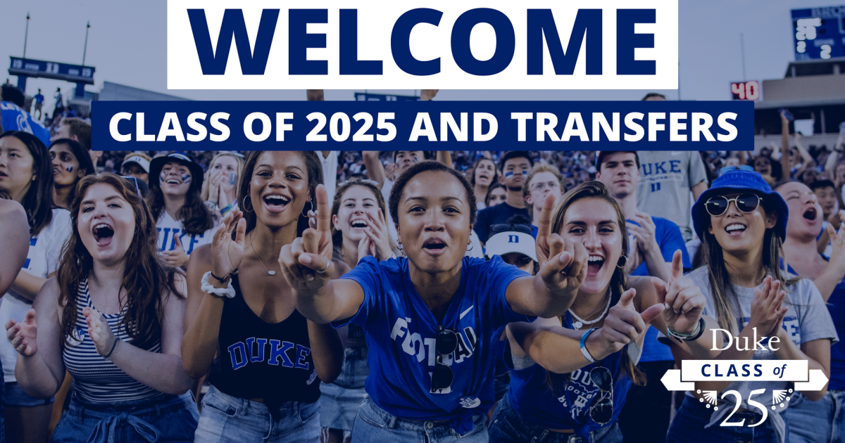 The Class of 2025 Arrives on Campus Duke Today