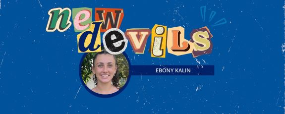 New Devils Ebony Kalin with photo of Ebony