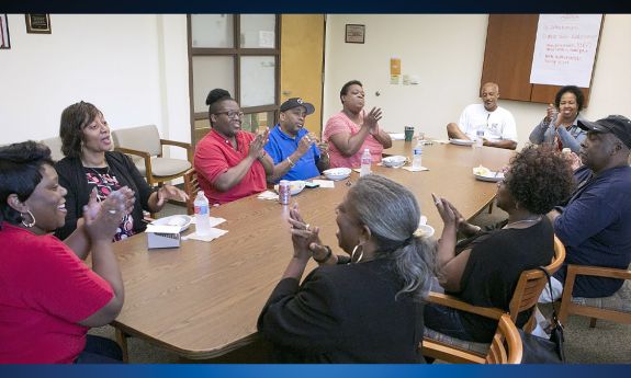 Participants gather at the Duke Homebuyers Club