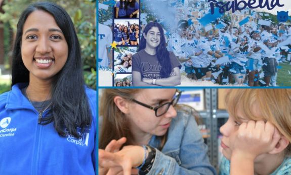 Carolinas Advising Corp Meghana Giri, Isabella Peralta and PAGE program for girls education in Madison County
