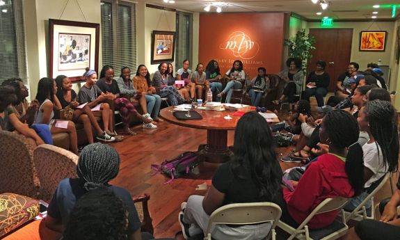 Students at the Mary Lou Williams Center