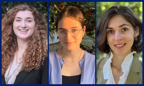 Faculty scholars for 2024: Sarah Konrad, Arielle Stern and Marie-Hélène Tomé