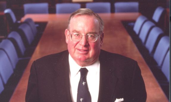 Harold “Spike” Yoh served as chair of the Board of Trustees from 2000-2003 during the presidency of Nannerl O. Keohane.