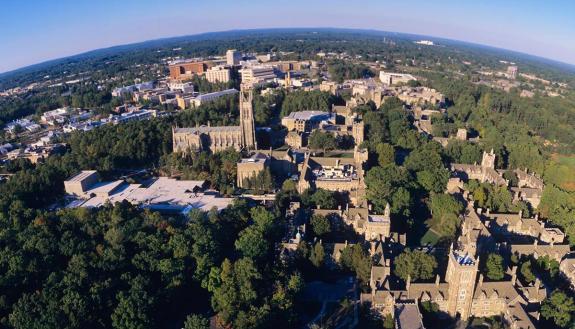 Aerial view of Duke's Campus
