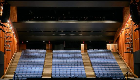 photo of renovated Reynolds Industries Theater