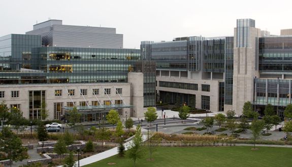 aerial of Duke hospital campus