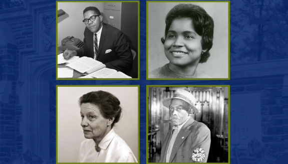 Photos of Samuel DuBois Cook, Ida Stephens Owens, Hertha Sponer and Frank Wall
