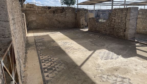 An ancient home excavated by a Duke archaelogical team in Vulci, Italy.