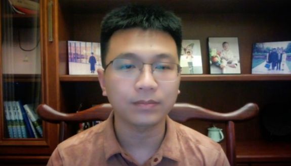 Jiaming Xu during his LInkedIn Live session