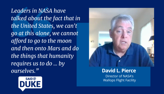 Said@Duke: David Pierce on the future of space exploration
