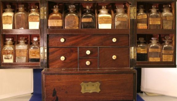 home medicine chest in the Duke Medical Artifacts collection