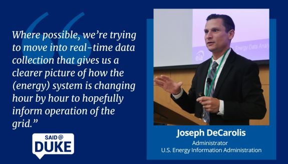 Said@Duke: Joseph DeCarolis on Making Energy Systems More Accessible