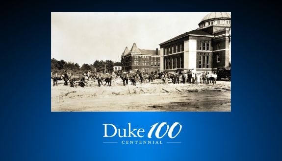 Duke's 1925 groundbreaking.