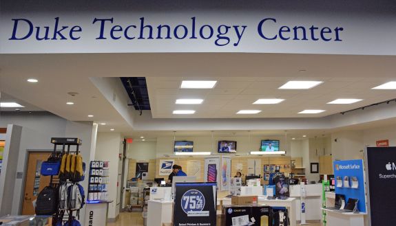 The Duke Technology Center in Duke University Store