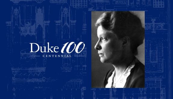 Duke 100 Centennial Hertha Sponer