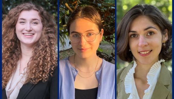 Faculty scholars for 2024: Sarah Konrad, Arielle Stern and Marie-Hélène Tomé