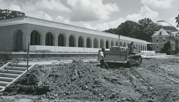Construction of the Biddle Music Building