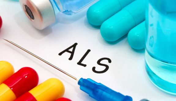 graphic of ALS with pills