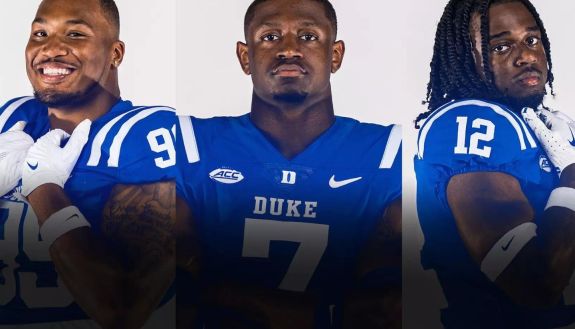 Three Duke football players