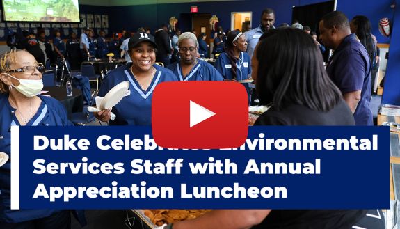 Employees at a luncheon.