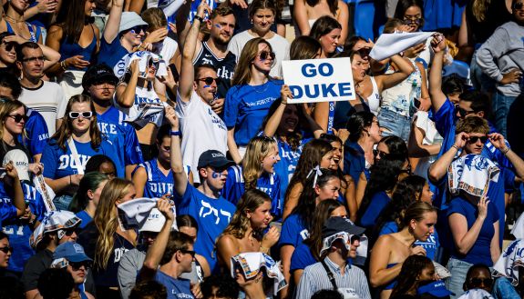 Duke football fans