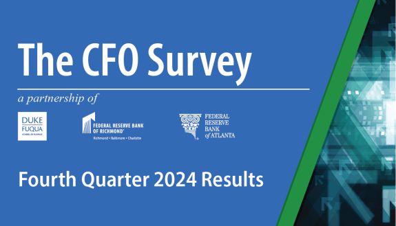 The CFO Survey Fourth Quarter 2024 Results