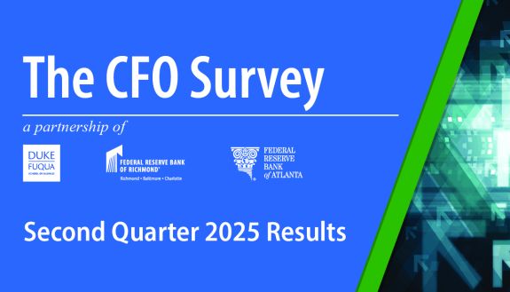 CFO Survey: Second Quarter 2025 Results, Fuqua School and Federal Reserve