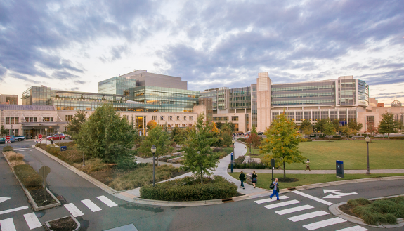 Exterior image of Duke Hospital