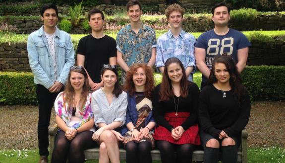 Members of the student-led Castle Theatre Company from England