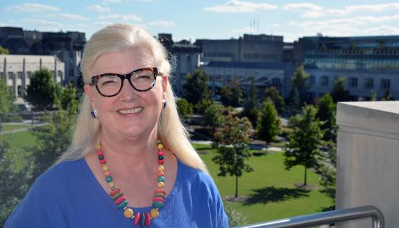 Debra Mattice is in charge of scheduling courses each semester and is the primary point of contact with the school’s accreditation body, the Commission on Collegiate Nursing Education.