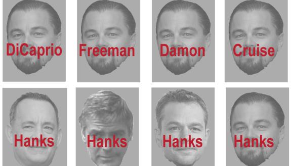 In a test of cognitive control, researchers found that repeatedly pairing a specific face, such as this photo of Leonardo DiCaprio, with the wrong name primed participants to focus entirely on the face when identifying the person in the image.