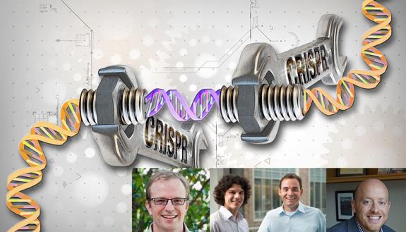 Element Genomics founders (L-R) Greg Crawford, Tim Reddy, Charles Gersbach and Kris Wood