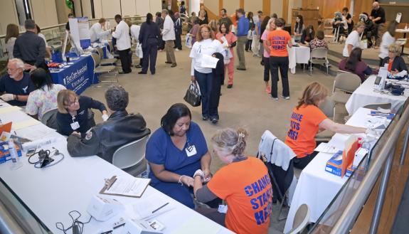 LIVE FOR LIFE's annual Wellness Expo begins its your of Duke locations Oct. 10 and will run throughout the month. Photo by Duke Photography.