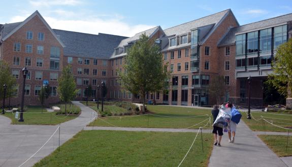 The Hollows Quad opened to 703 students in August. Photos by Jonathan Black.