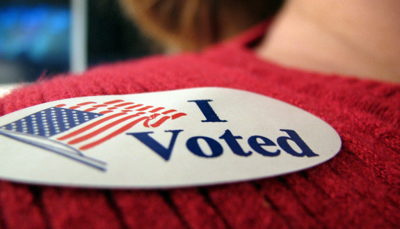 I voted sticker