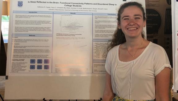 Freedy presented the preliminary results of her project at Duke’s BioCORE Symposium.