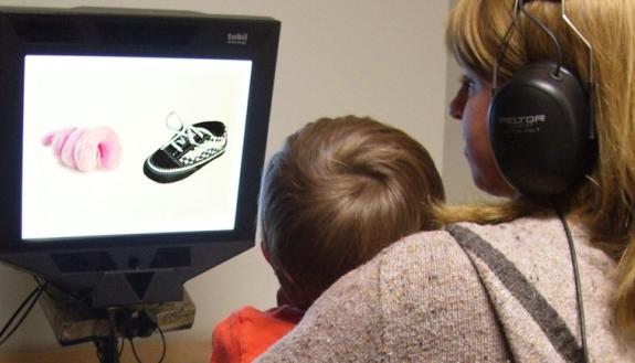 The thing on the right is a shoe, sweetie. We’re not sure about that other thing…