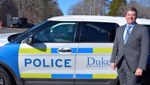 John Dailey, chief of Duke University Police Department, oversees about 150 police and security officers.