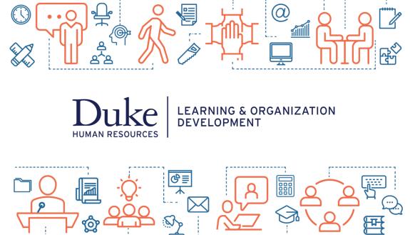 Learning & Organization Development graphic against a white background.