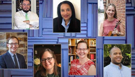 Top row, left to right: Jeremy Martin, Arnetta Girardeau and Sarah Griffin. Bottom row, left to right: David Hansen, Laura Williams, Danette Pachtner and Nathaniel Brown.