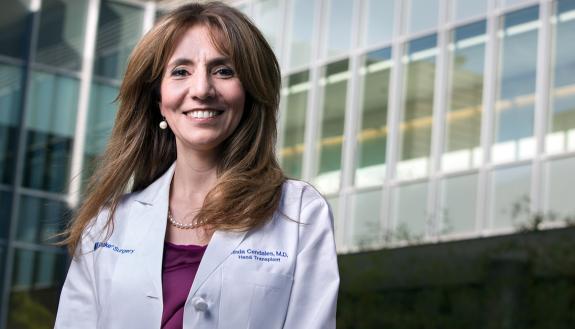 Linda Carime Cendales led the Duke Health team that performed the first hand transplant in North Carolina. Photo courtesy of Duke Health Marketing & Communications.