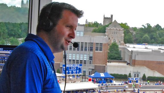 David Shumate provides the radio play-by-play call for Duke's football victory against Baylor.