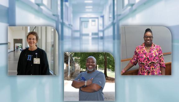 Three Duke employees who made changes to improve their health.