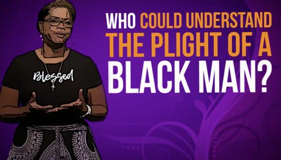 Trina Rodriguez worked with a colleague to record "Who Could Understand the Plight of a Black Man," a poem that addresses and reflects on the struggles Black men continue to face in the United States. Photo courtesy of Trina Rodriguez.