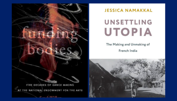 book covers for Unsettling Utopia and Funding Bodies